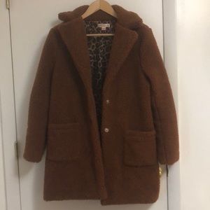 Perfect for Fall! Brown Teddy Bear Coat